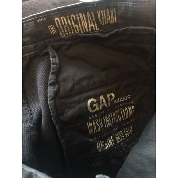 Gap blue thin striped Original Khakis - Picture 4 of 5